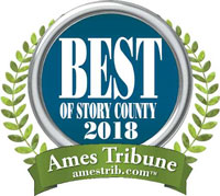 Ames Tribute Best of Story County 2018 Badge